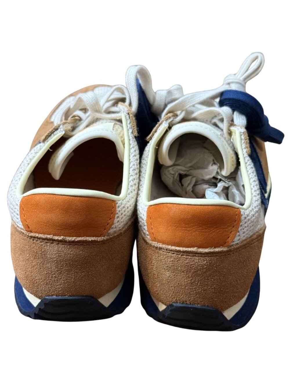 Sezane New Balance 471 Leather Brown Sneakers NWOB Sz 8 - Picture 7 of 7